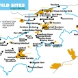 Sites overview map